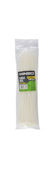 Coliere plastic 3,6x300 Alb - Set 100 buc Winso - imagine 1