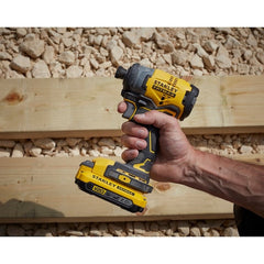 Masina de Insurbat cu Impact 18V, Stanley Fatmax V20, Fara Perii, 3 Viteze, Hex 1/4", 190Nm, 2 x 2.0 Stanley - imagine 4