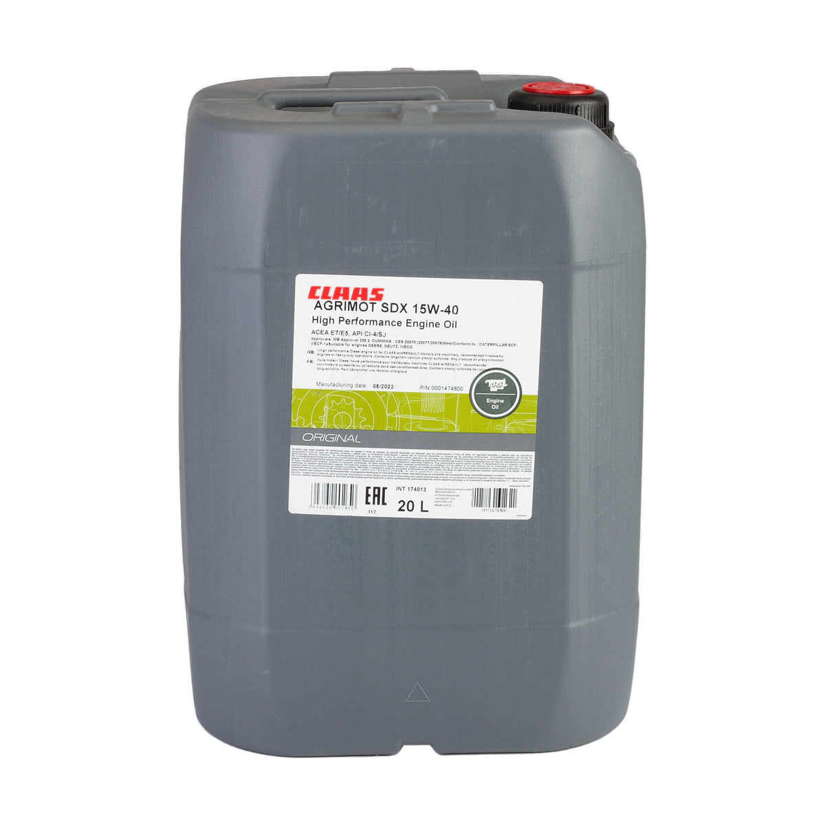 Ulei motor Claas Agrimot SDX 15W40 20L Claas - imagine 1