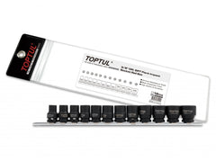 Set tubulare impact 12PCS 3/8 Toptul - imagine 1