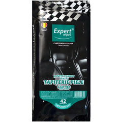 Expert wipes | Servetele umede pentru tapiterie de piele, 42 bucati MTR - imagine 1