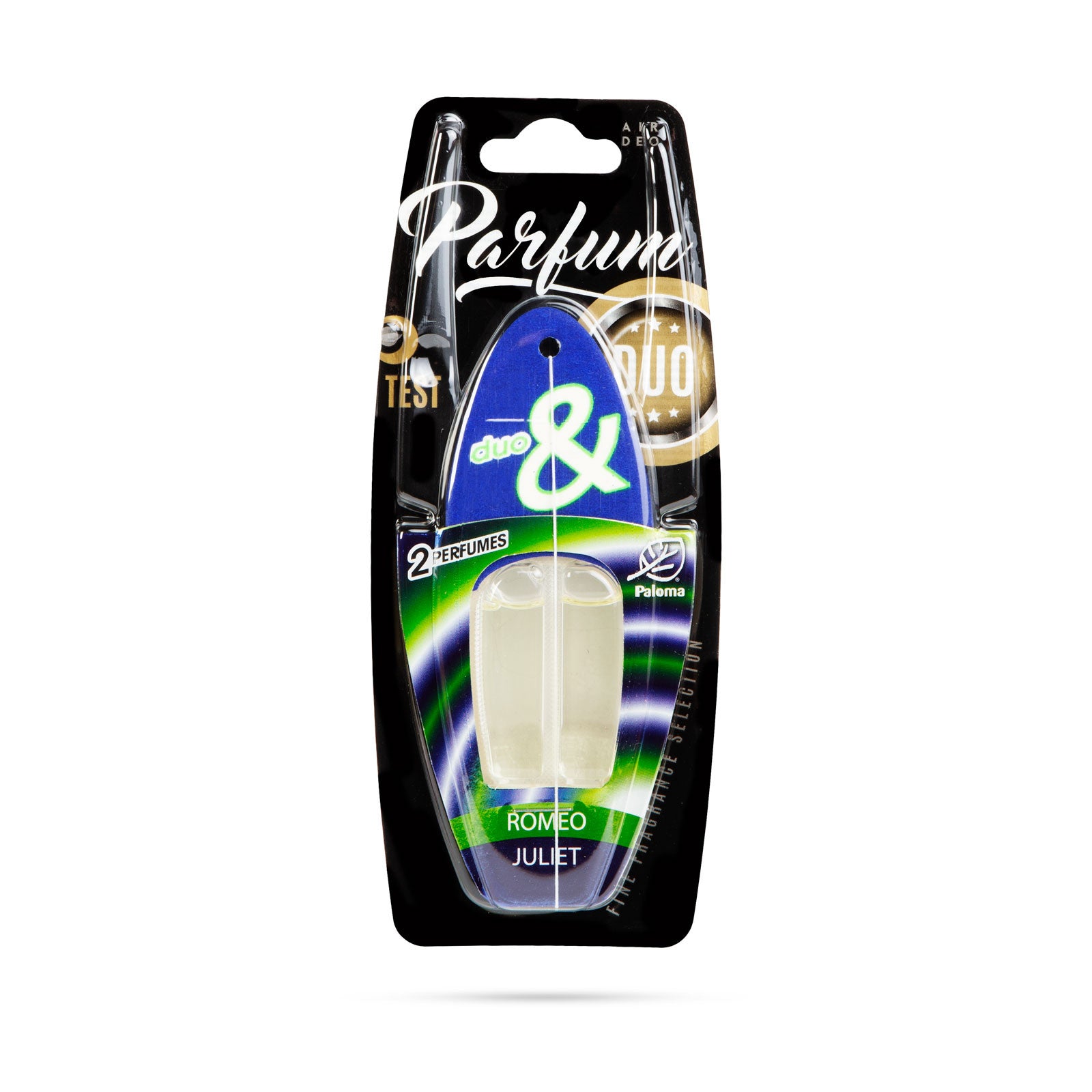 Odorizant auto Paloma Parfum Duo Romeo & Juliet - 2x3 ml Paloma - imagine 2