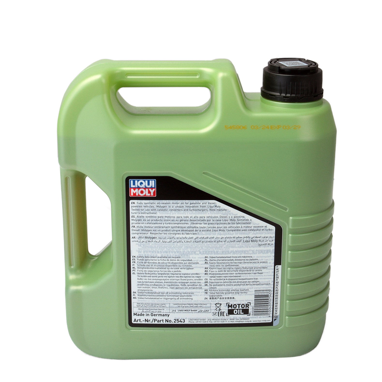 Ulei motor Liqui Moly Molygen 5W50 (2543) 4L Liqui Moly - imagine 3