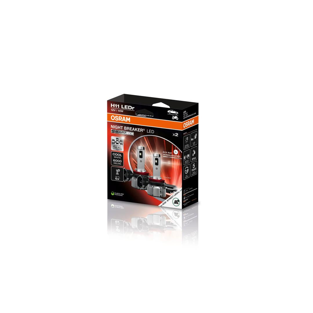 Bec LED Osram Night Breaker Smart ECE H11 PGJ19-2 - Set 2 buc Osram - imagine 7