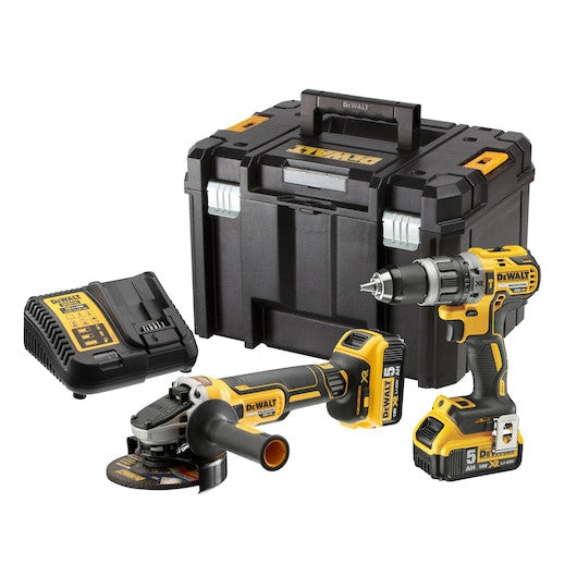 Set cu două mașini cu motor fără perii XR 18 V - 2 X 5Ah DeWALT Dewalt - imagine 1