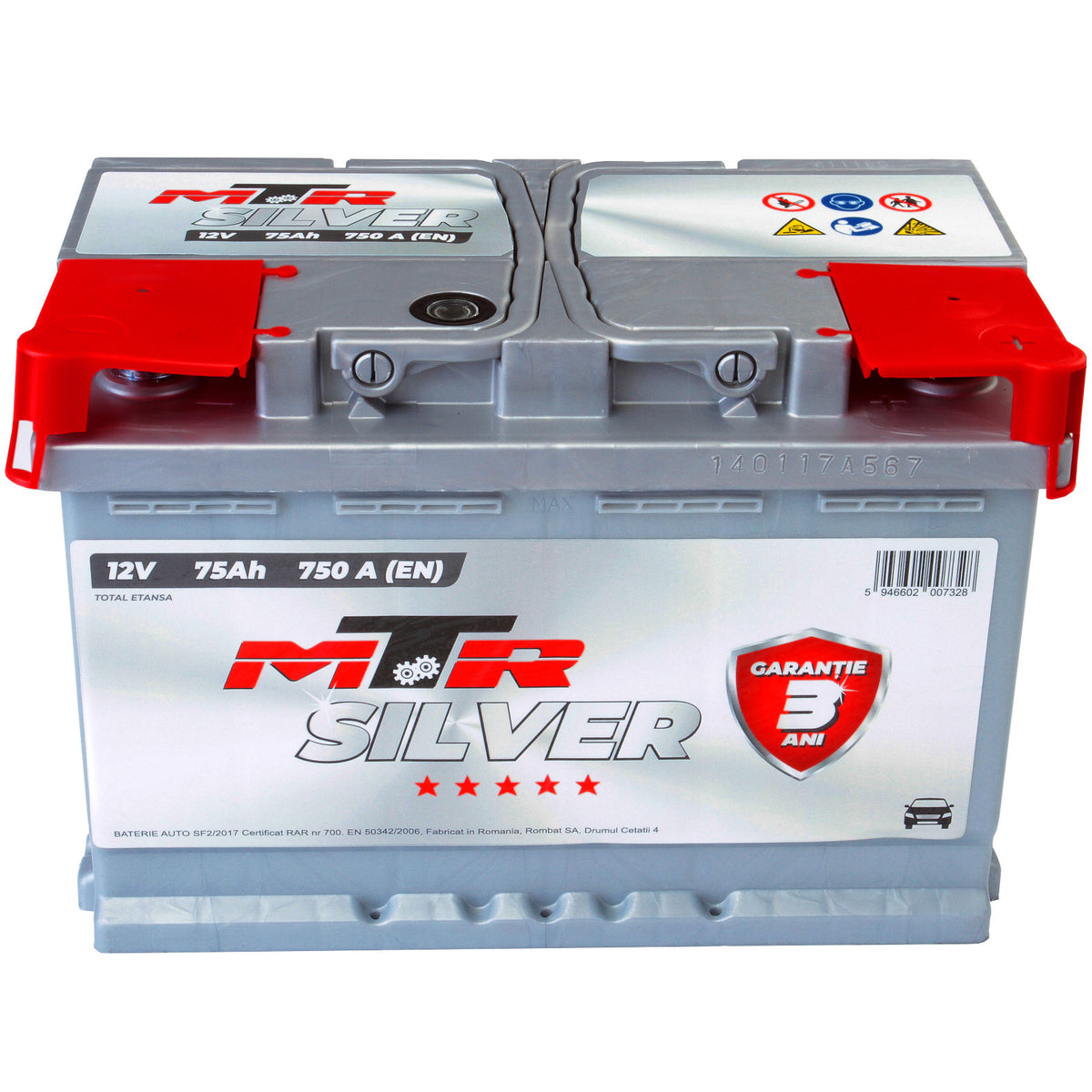Acumulator MTR Silver L3 75 Ah MTR - imagine 1