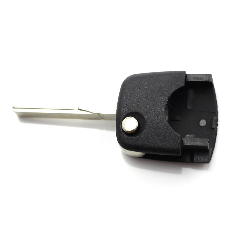 Audi - Carcasa cheie tip briceag, 2 butoane "rotunde",  cu baterie 1616 Carguard - imagine 5