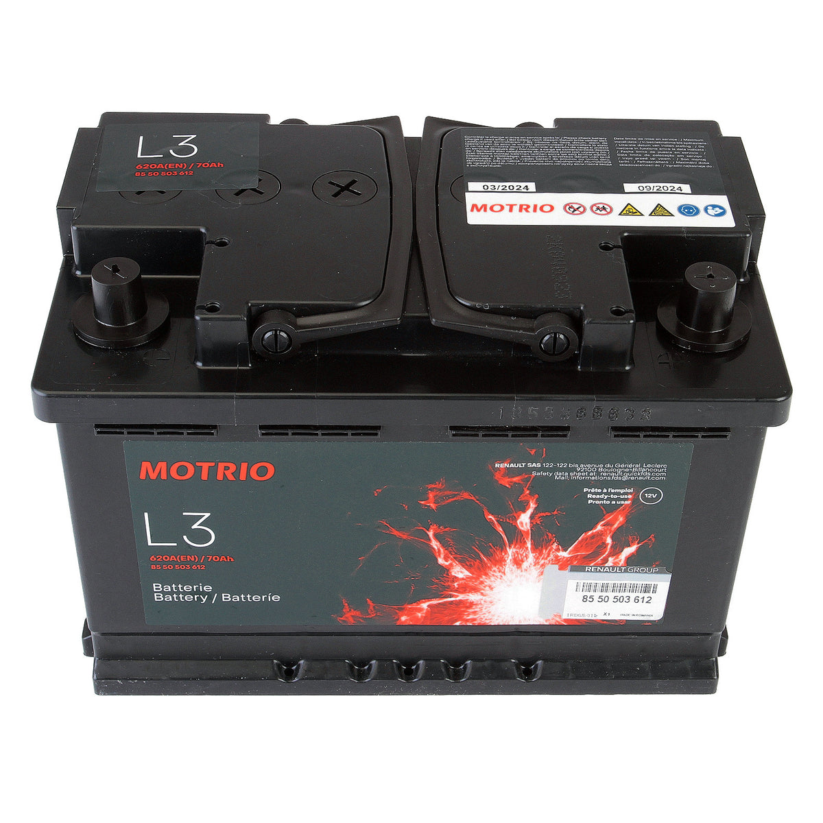 Acumulator Motrio 70 Ah 620A Motrio - imagine 1
