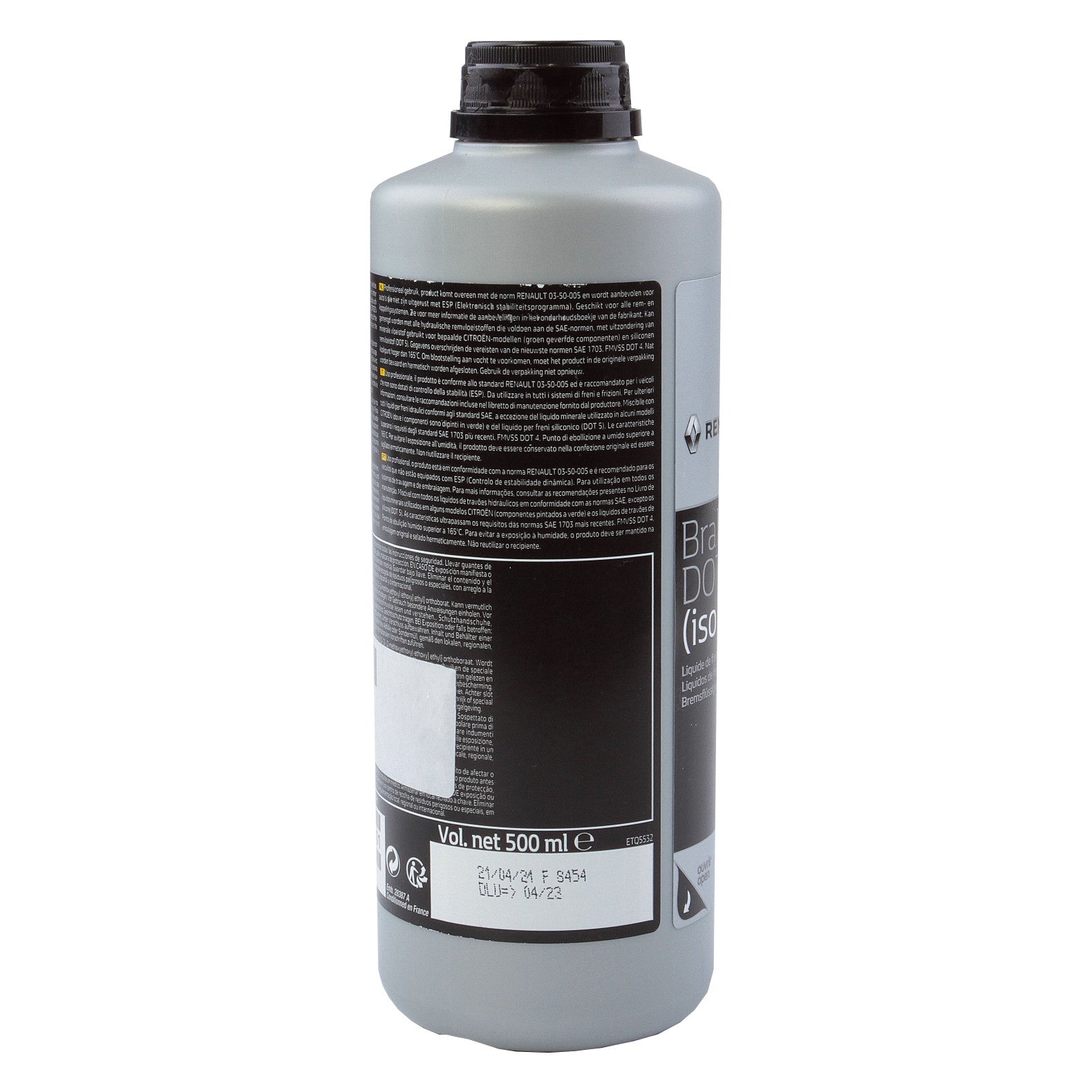 Lichid de frana Renault DOT4 ISO CLASS 4 500ml. Renault - imagine 4