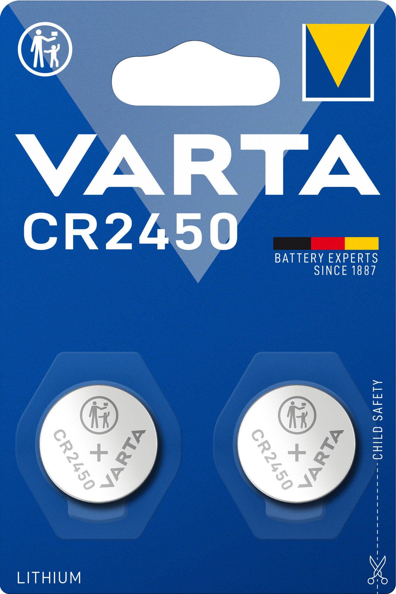 Baterie Varta Professional Electronics CR2450 3V • Set 2 buc Varta - imagine 1