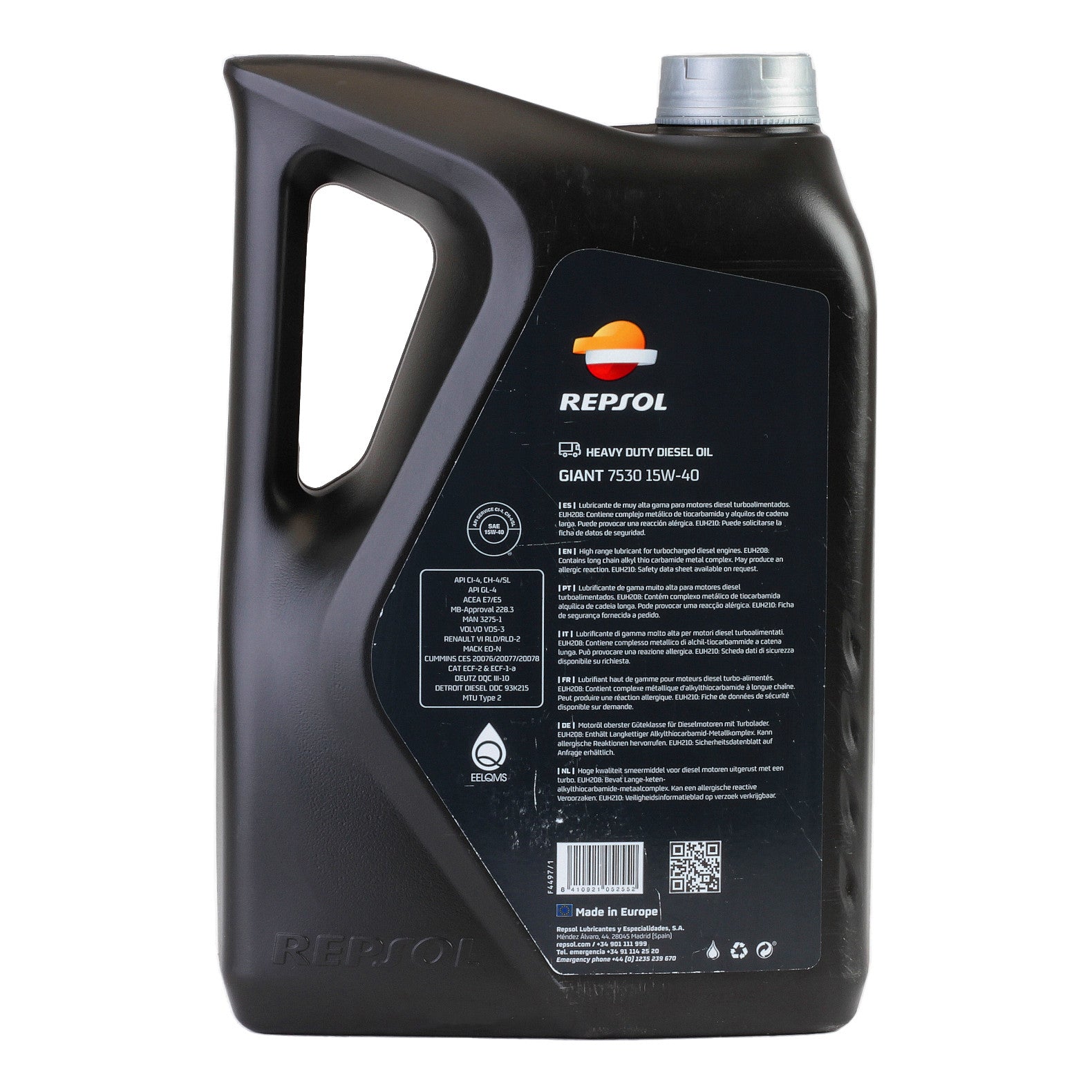 Ulei motor Repsol GIANT 7530 15W40 5L Repsol - imagine 3