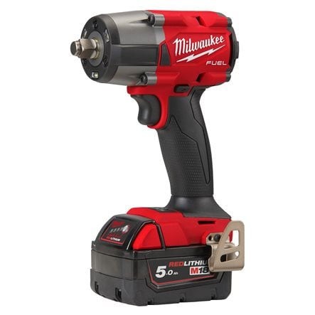 Cheie de impact Milwaukee 1/2″ 745Nm 18V M18FMTIW2F12-502X, M18 FUEL, , 2 x M18 B5 acumulator, M12-18 FC încărcător, cutie HD Milwaukee - imagine 1