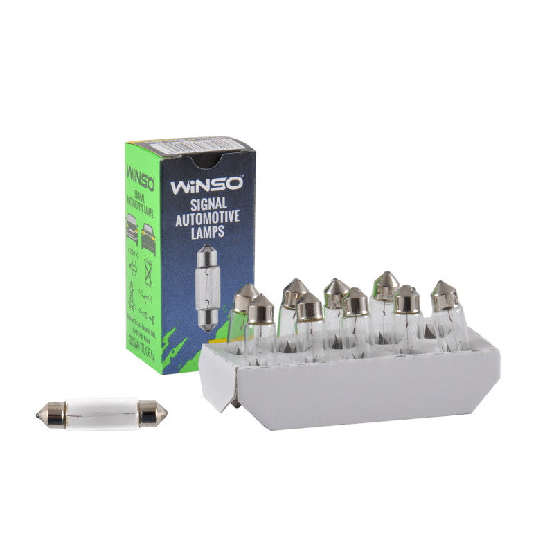 Bec Halogen Winso 24V C5W 5W SV8.5 T11*41 Winso - imagine 1