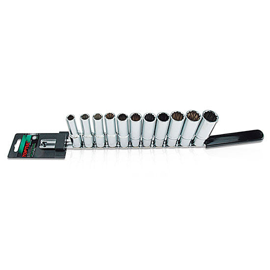 Set tubulare 1/2" 12PT (11 piese) Toptul - imagine 1