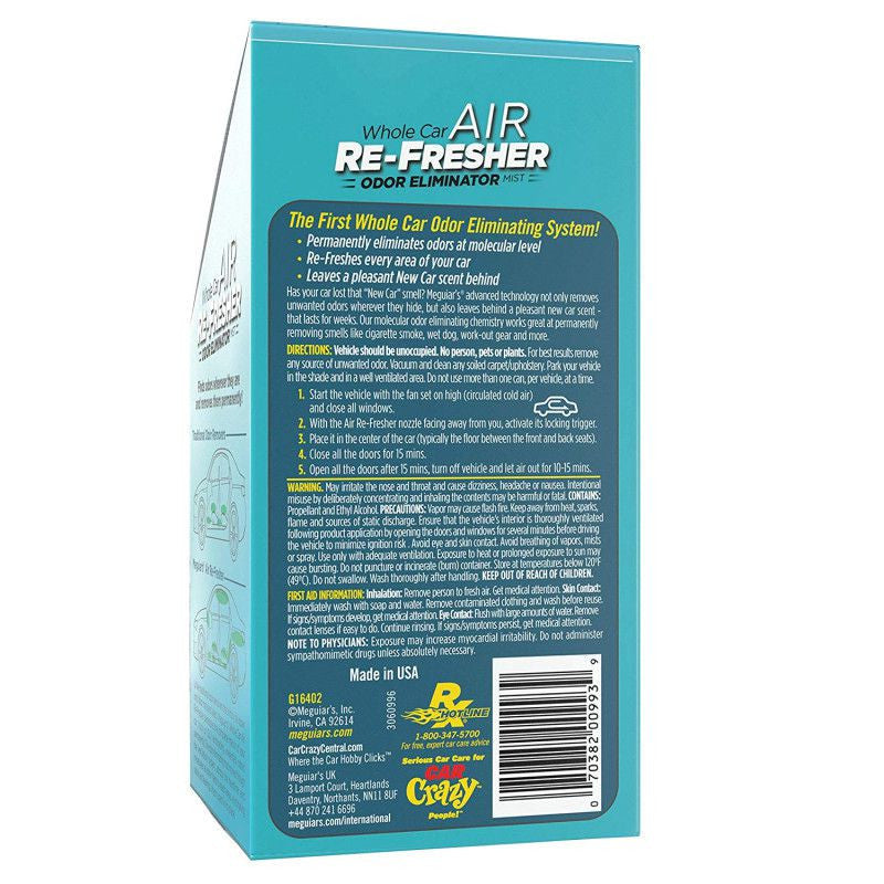 Spray Curatare Aer Conditionat Meguiars Air Re-Fresher New Car Scent Meguiar's - imagine 2