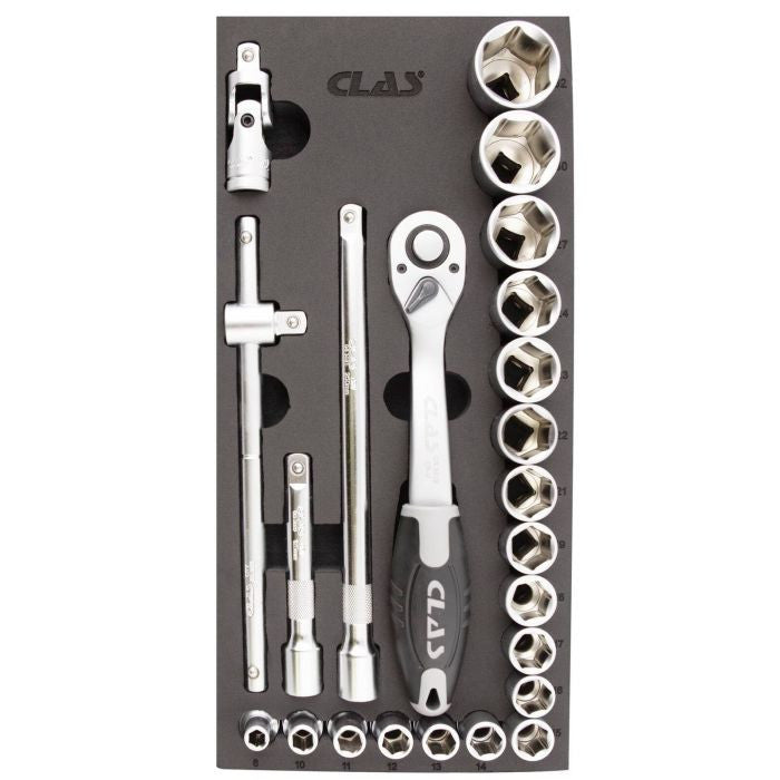 Dulap scule echipat cu 154 piese 6 sertare Clas - imagine 4