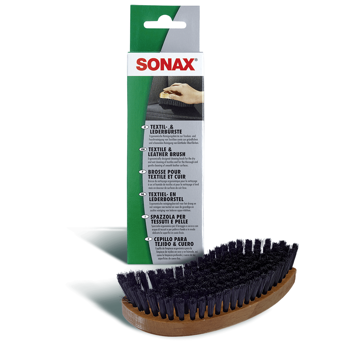 SONAX Perie pentru tapițerie textilă și piele, cod 416741 Sonax - imagine 1