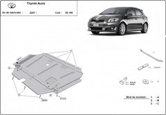 Scut metalic motor, cutie de viteză MTR - imagine 1