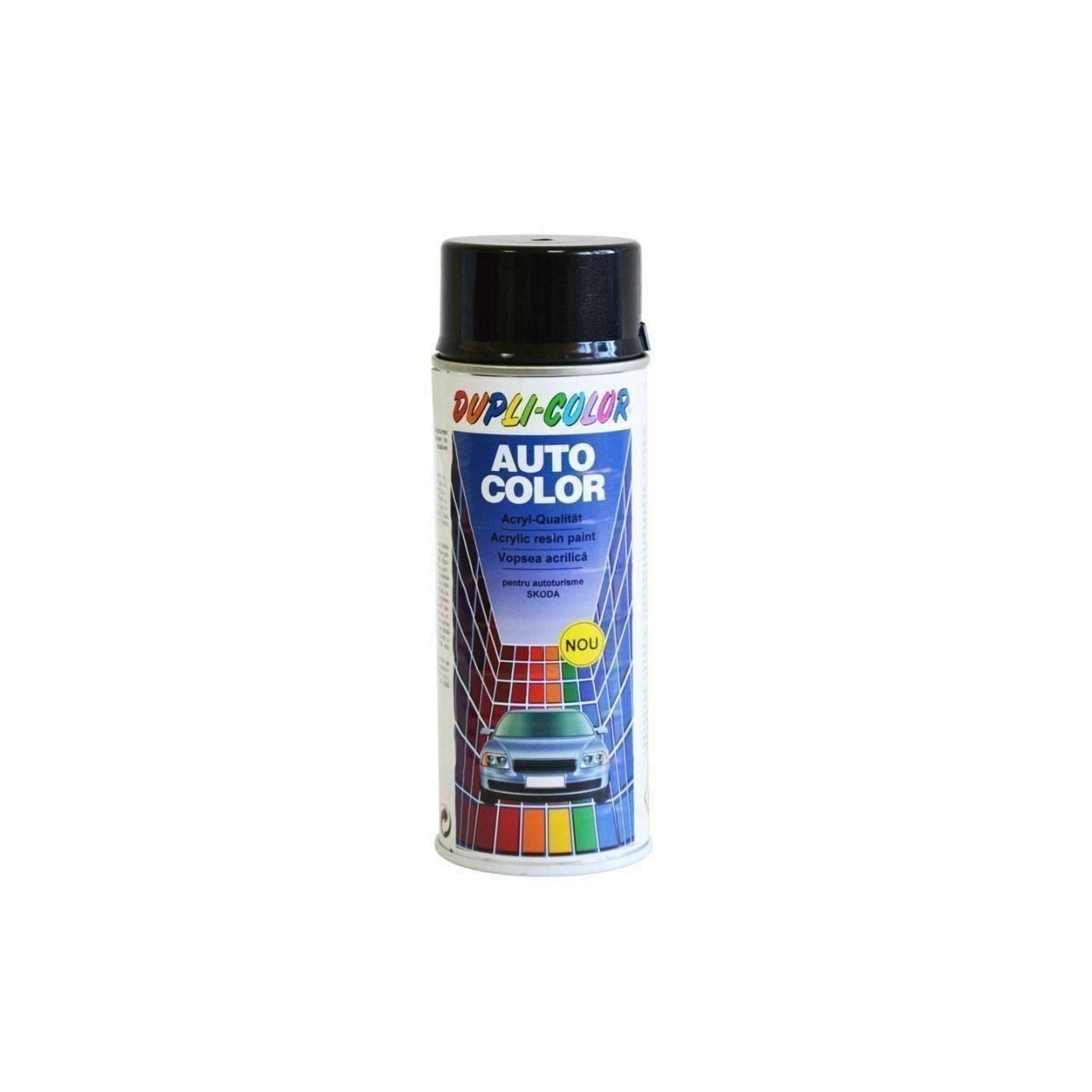 Spray auto Skoda Negru Magic Duplicolor Motip - imagine 1