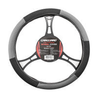Husa Volan Auto - Gri/Negru Carguard - imagine 1