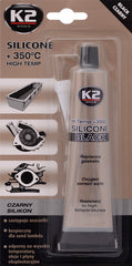 SILICON NEGRU 85gr- Silicon garnituri negru 85gr. K2 - imagine 1