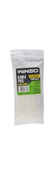 Coliere plastic 3,6x150 Alb - Set 100 buc Winso - imagine 1
