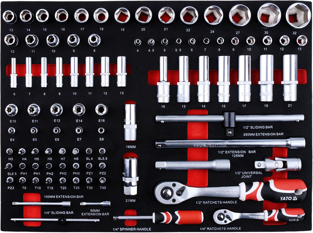 Dulap cu scule profesional 7 sertare echipat complet cu 211 Yato - imagine 5