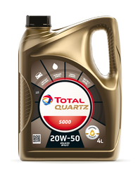 Ulei motor Total Quartz 5000 20W50 4L Total - imagine 1