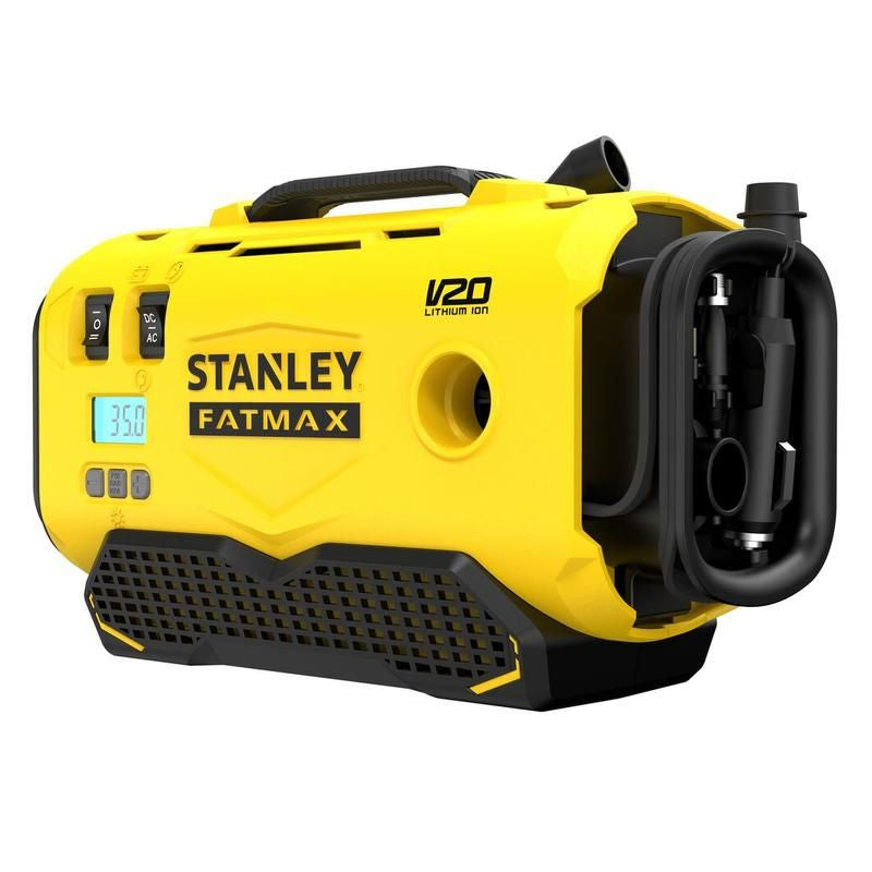 Compresor, display digital 18V, oprire automata, 3 optiuni incarcare, fara acumulator Stanley - imagine 1
