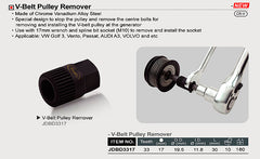 Cheie fulii alternator Toptul - imagine 2