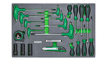 Dulap scule 7 sertare echipate 208 Piese Toptul - imagine 5