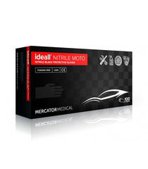 Manusi XXL ideall nitrile Moto nepudrate Negre 290 mm Mercator - imagine 1