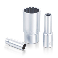 Cheie tubulara lunga 3/8 17mm 12PT Toptul - imagine 1