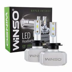 Bec LED Winso H7 12/24V, 40W, 5000 Lm 6000K, CSP Chip Winso - imagine 1