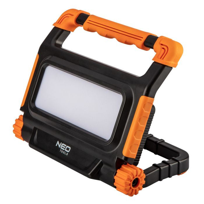 Proiector 3000 lm SMD LED, acumulator 3.7V Li-Ion, cablu USB tip C si incarcator incluse Neo Tools - imagine 1