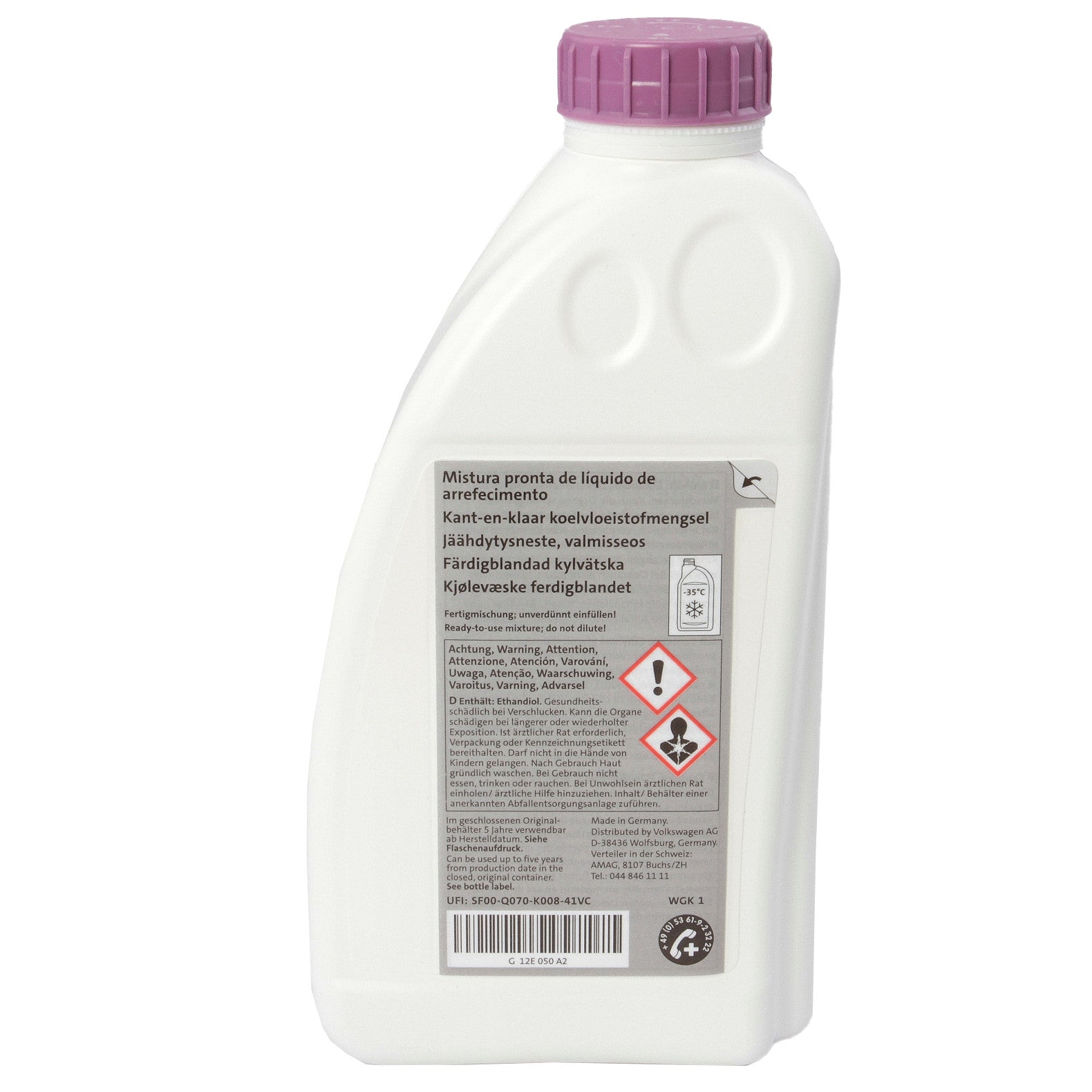 Antigel diluat G12 EVO Volkswagen (-35°C) 1L VAG - imagine 2