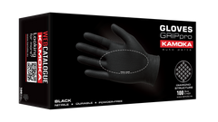 Manusi Nitril- EXTREME GRIP BLACK 100 PC (M) MTR - imagine 1