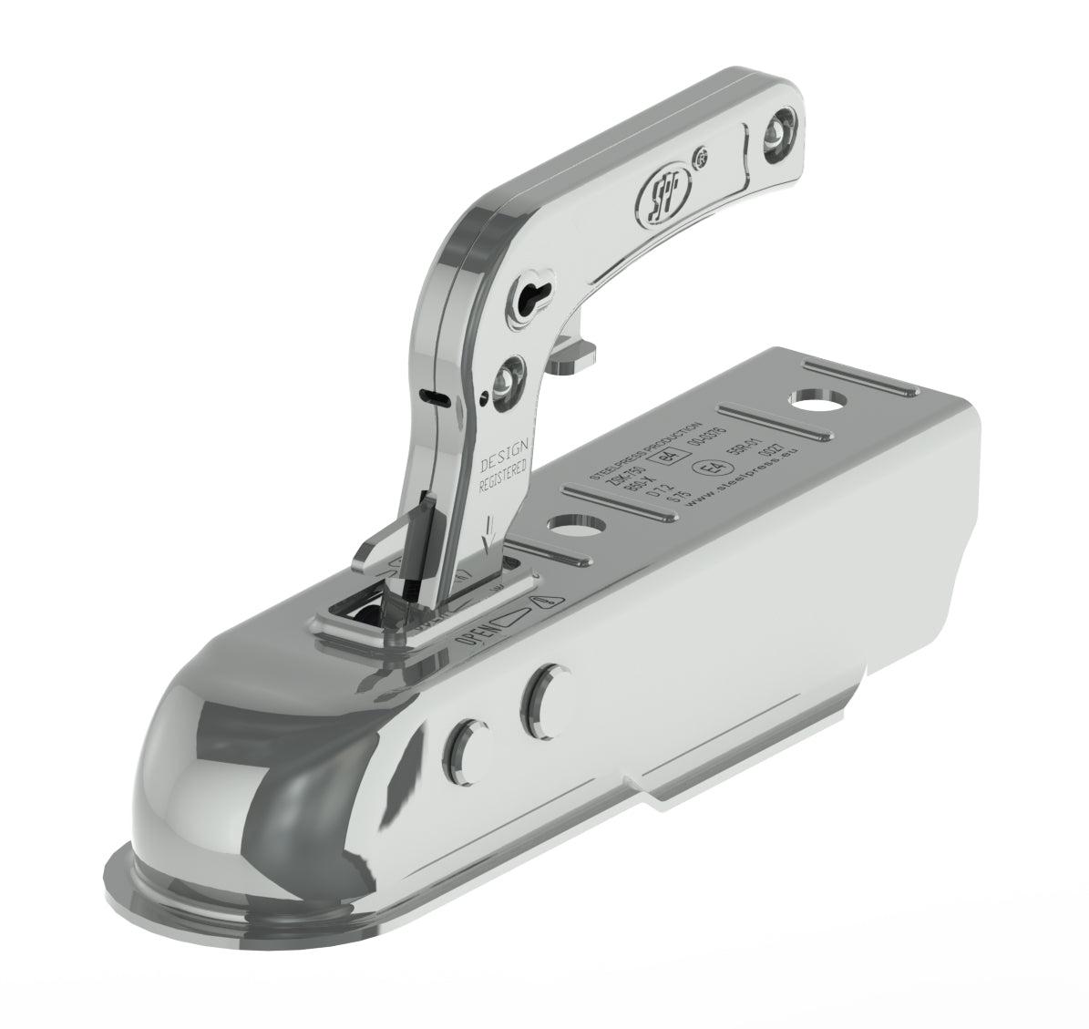 Cupla remorca 750 kg bara patrata 50.50mm MTR - imagine 1