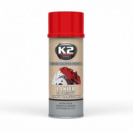 BRAKE CALIPER PAINT - Spray vopsea etriere rosu K2 - imagine 1