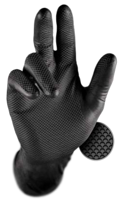 Manusi Nitril cu GRIP Marimea M ●50 BUC● MTR - imagine 1