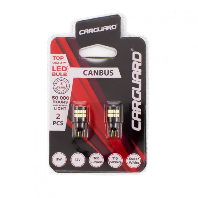 Bec Carguard T10 (W5W) 12V 5W Set 2 buc Carguard - imagine 4