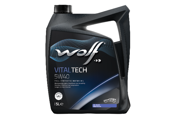Ulei motor turisme Wolf VitalTech 5W40 5L Wolf - imagine 1