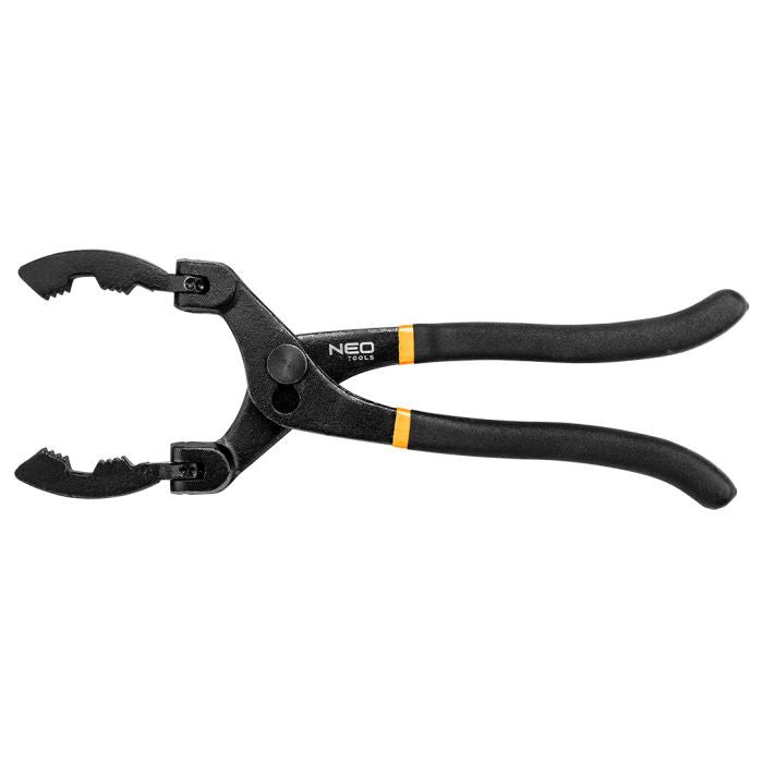 Cheie pentru filtru de ulei cu falci flexibile (30° / 60°/ 90°), 63,5 - 116 mm Neo Tools - imagine 1