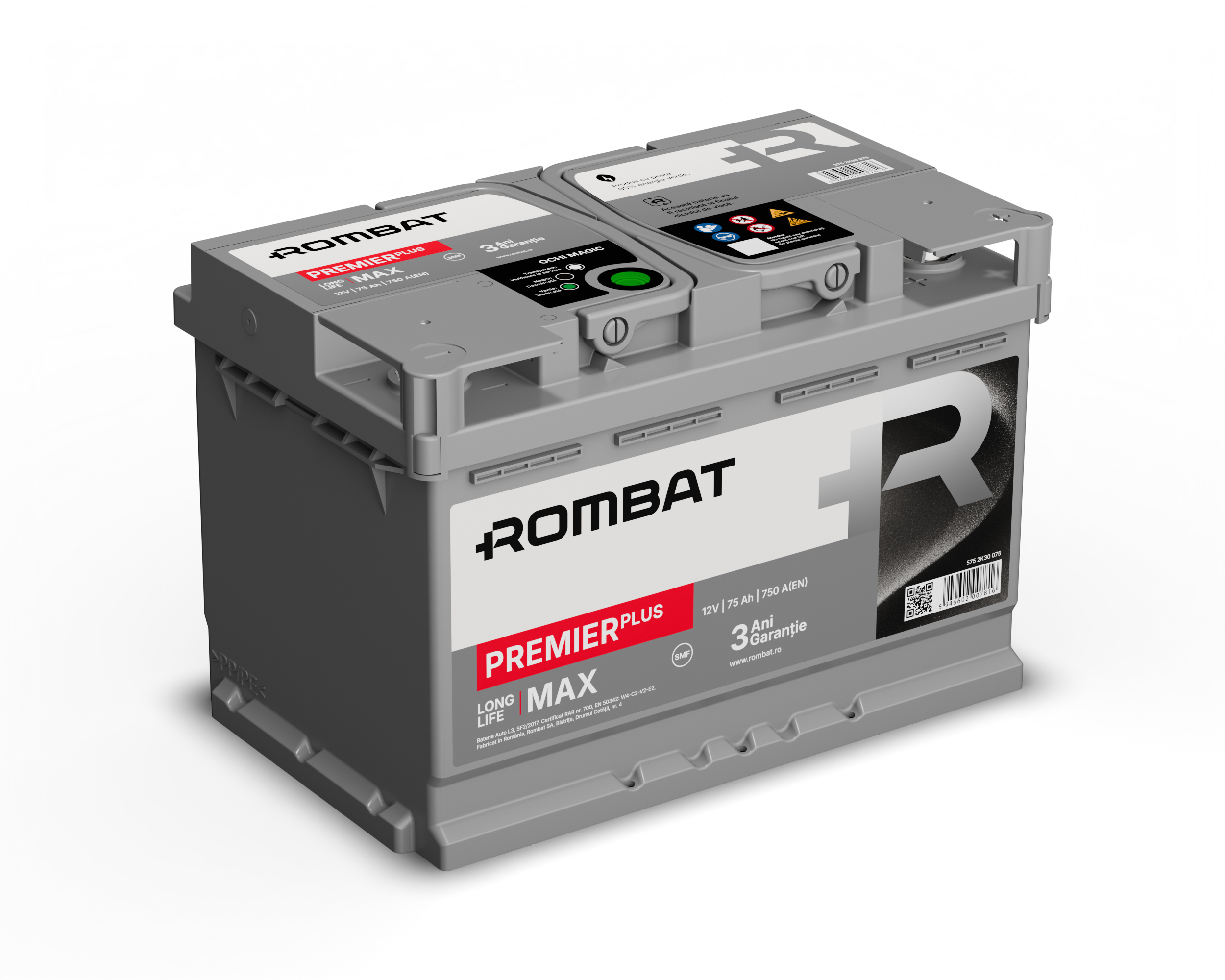 Acumulator Rombat Premier Plus 75Ah Rombat - imagine 2