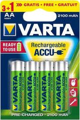 Baterie Varta Reincarcabila Recharge Accu Power AA 2100 mAh Blister 3+1 buc Varta - imagine 1
