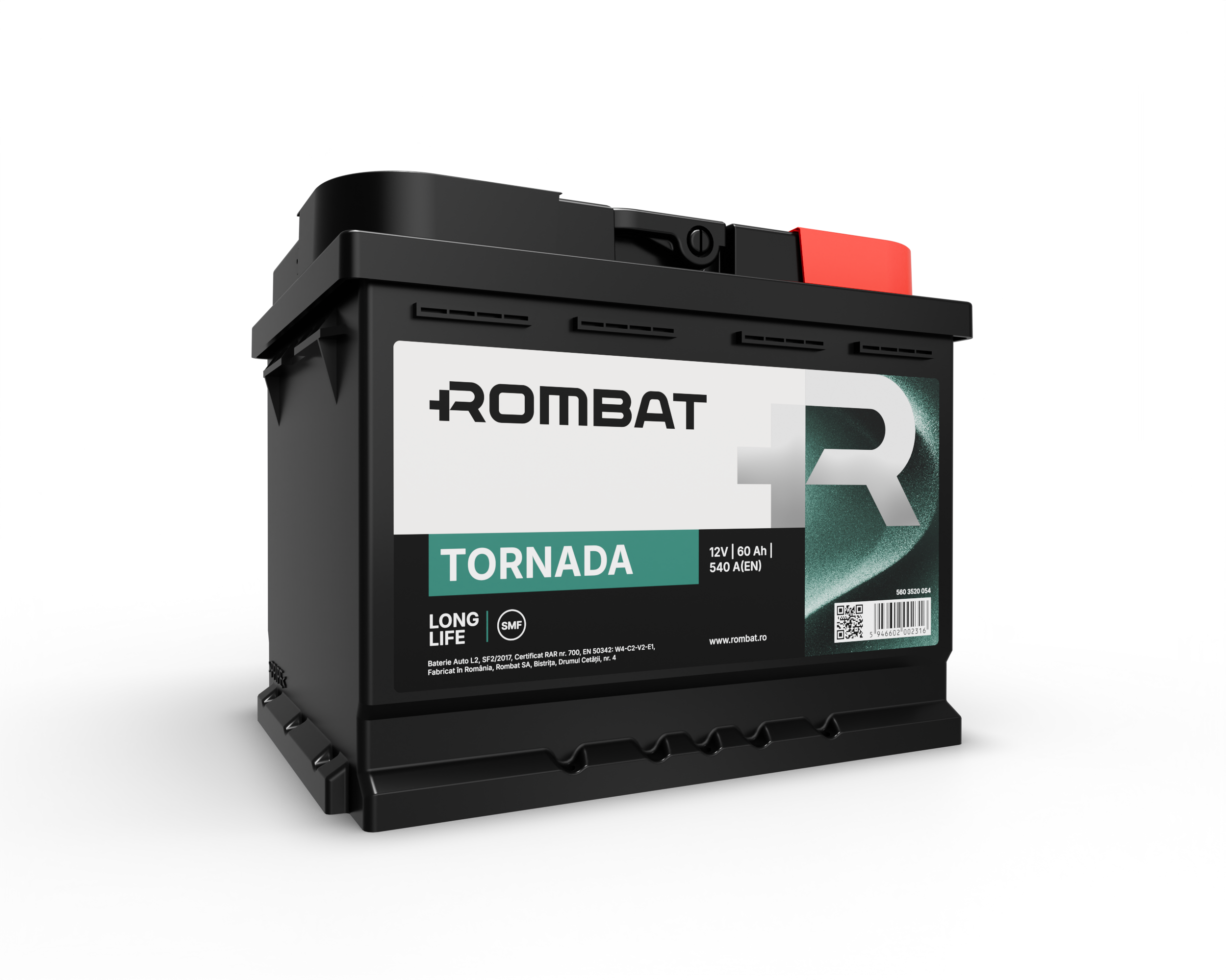 Acumulator Rombat Tornada 60Ah Rombat - imagine 1