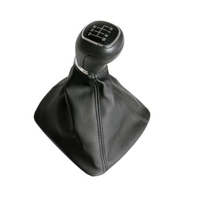 Nuca cu manson schimbator compatibil Skoda Octavia negru 6 viteze 2012-2020 MTR - imagine 1