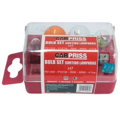 Kit rezerva becuri Carpriss H7 12V 55W PX26d Carpriss - imagine 1