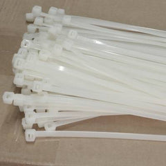 Colier plastic 4.8x300 albe 100buc MTR - imagine 1