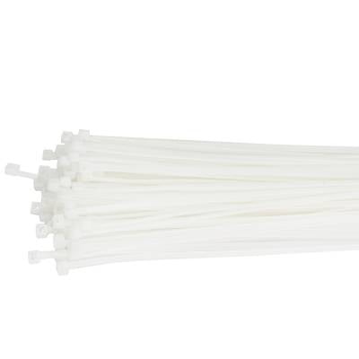 Colier plastic 4.8x350 albe 100buc MTR - imagine 1